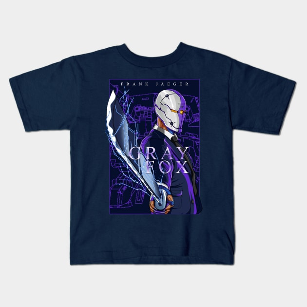 Gray Fox - Chapter Solid Kids T-Shirt by manoystee